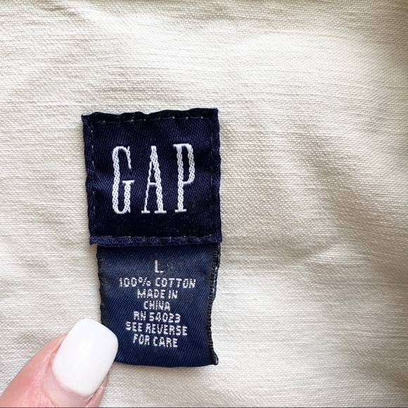 Gap Large Khaki Beige Spring Jacket - Picture 8 of 14